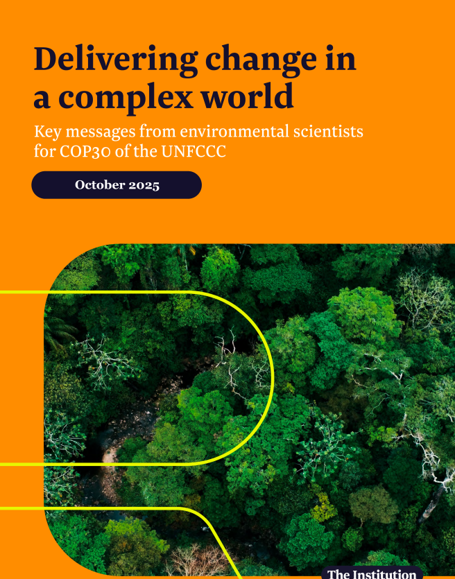 Cover of COP30 Delivering change in a complex world